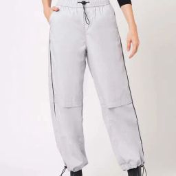 Globus Women Cement Grey Loose Fit Mid-Rise Flat Front Cargo Trousers-picture-19