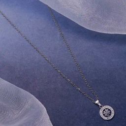 Sohi Women's Clover Silver Casual Pendant-47