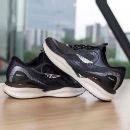 Red Tape Men's Solid Ink Black Running Shoes-image-73