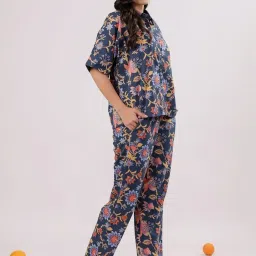 SAY Blue Printed Pyjamas Set image 2