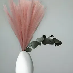 ARTSY Peach-Coloured 2 Pieces Artificial Flower image 3