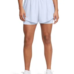 UNDER ARMOUR Women Fly By 2-in-1 Slim Fit Running Shorts-image-0