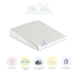 The White Willow White Half Wedge Pillow - Set of 1-24