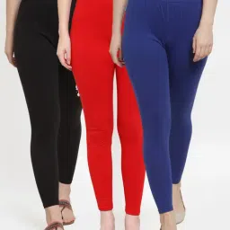 Gracit Multicolor Regular Fit Leggings-14