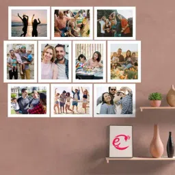 eCraftIndia Memory Wall Collage Photo Frame - Set of 10 Photo Frames for 10 Photos of 8'x10'-image-64