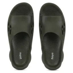 Yoho Men's Dolphy Olive Slides-6