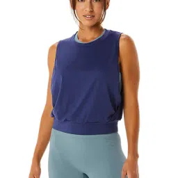 Asics Blue Regular Fit Sports T-Shirt-picture-12