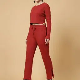 Rigo Red Top With Pants image 3