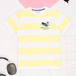 Pantaloons Junior Boys Yellow T-Shirt-image-14