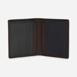 Allen Solly Brown Leather Bi-Fold Wallet for Men image 2