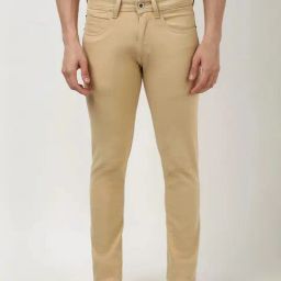 Peter England Beige Cotton Skinny Fit Jeans-image-114
