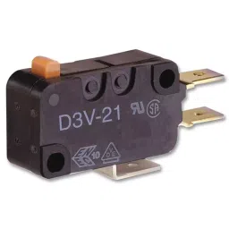 OMRON ELECTRONIC COMPONENTS MICROSWITCH, SPDT, 16A, SHORT ROLLER, D3V-165-1C25-image-0