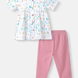 Nauti Nati Girls Printed Top with Leggings-image-47