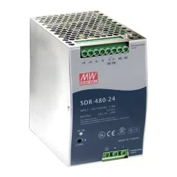 Mean Well POWER SUPPLY, AC-DC, 48V, 10A, SDR-480-48-18