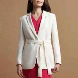 Allen Solly White Regular Fit Blazer-16
