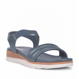 Bata Women's EDITH Navy Ankle Strap Sandals-image-75