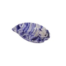 Unravel India Blue Shades Of Earth Ceramic Serving Platter - Set of 3 image 4