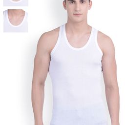 Dollar Bigboss Men Solid Pack of 3 Combed Cotton Vests MDVE-05-PO3-image-84