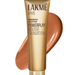 Lakme 9To5 Powerplay Mousse Foundation Beige Caramel - 25 gm-image-23