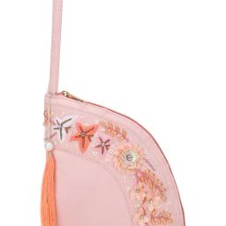 Spice Art Pink Satin Hand Embroidered Medium Potlis-image-96