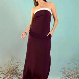Rare Maroon Maxi Dress-picture-48