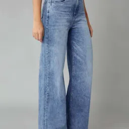 Dolce Crudo Blue Flared Fit Jeans-picture-16