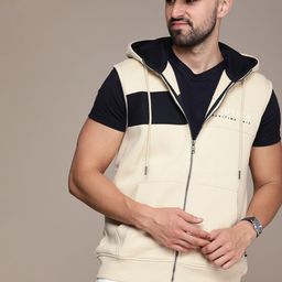 Nautica Colourblocked Applique Sleeveless Hooded Sweatshirt-picture-1