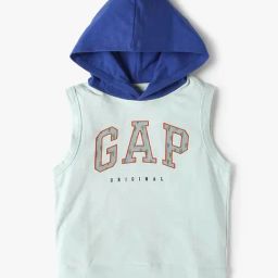GAP Boys Blue Cotton Printed T-Shirt-image-49