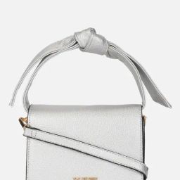 Van Heusen Grey Leather Textured Handbag-image-26