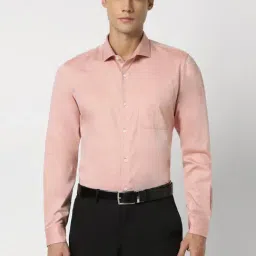 Peter England Pink Slim Fit Shirt-picture-24