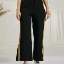 Marie Claire Black Striped Trousers-image-75