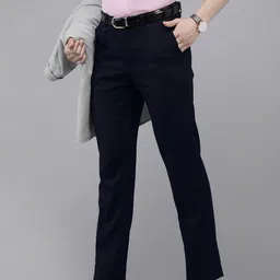 Van Heusen Men Mid-Rise Slim Fit Trousers-image-23