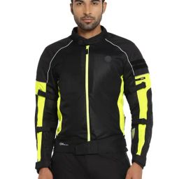 Royal Enfield Black Regular Fit StreetWind V3 Pro Biker Jacket-image-24