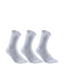 Artengo by Decathlon White Cotton Textured Socks Pack of 3 ( UK 8.5-11 EU43-46 )-96