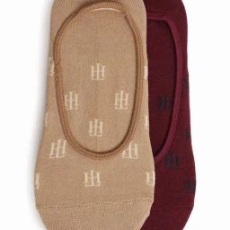 Tommy Hilfiger Burgundy Printed Socks-image-78