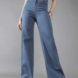 Dolce Crudo Blue Flared Fit Jeans-picture-24