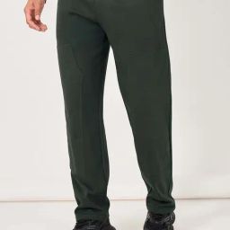 Styli Green Solid Joggers-image-75