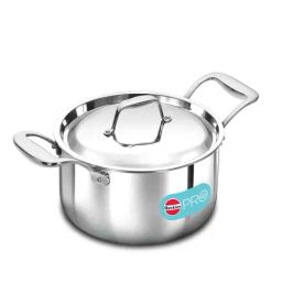 Hawkins 3 L Pro TriPly Stainless Steel Milk Pan with Lid, Milk Pot, Sauce Pan, Silver (PSMP30S)-image-18