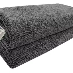 Softspun 40x40 cm 340 GSM Grey Microfiber Towel Pack of 2 Pcs-image-39