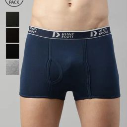 Dixcy Scott Originals Multi Cotton Regular Fit Trunks - Pack Of 5-image-95