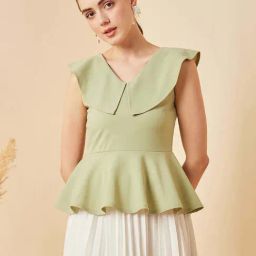 Rare Green Regular Fit Top-picture-27
