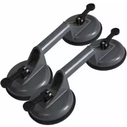 Flamingo Glass Carrying Handle/Lifter Puller 2 Cups 32 cm Aluminium, Rubber Black (Pack of 2 Pcs)-image-85