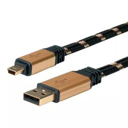 ROLINE USB CABLE, 2.0 A-MINI B PLUG, 1.8M, BLK, 11.02.8822-image-31