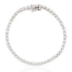 Anayra 92.5 Sterling Silver AD Sparkling Halo Heart Adjustable String Bracelet for Women-image-30
