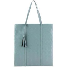 Toteteca Green Textured Medium Tote Handbag-17