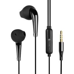 Zebronics Zeb-Calyx 3.5mm In The Ear Wired Earphone (Black)-25