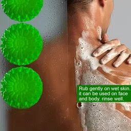 GROOVY Set Of 3 Deep Cleansing Green Tea Bathing Soap - 100 g Each image 3