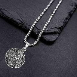 RV Jewels Silver-Plated Circular Pendants with Chains-image-64