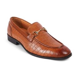 Tresmode Men Leather Driving Shoes-image-24