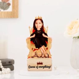 Personalized Queen Of Everything Caricature For Women-image-15
